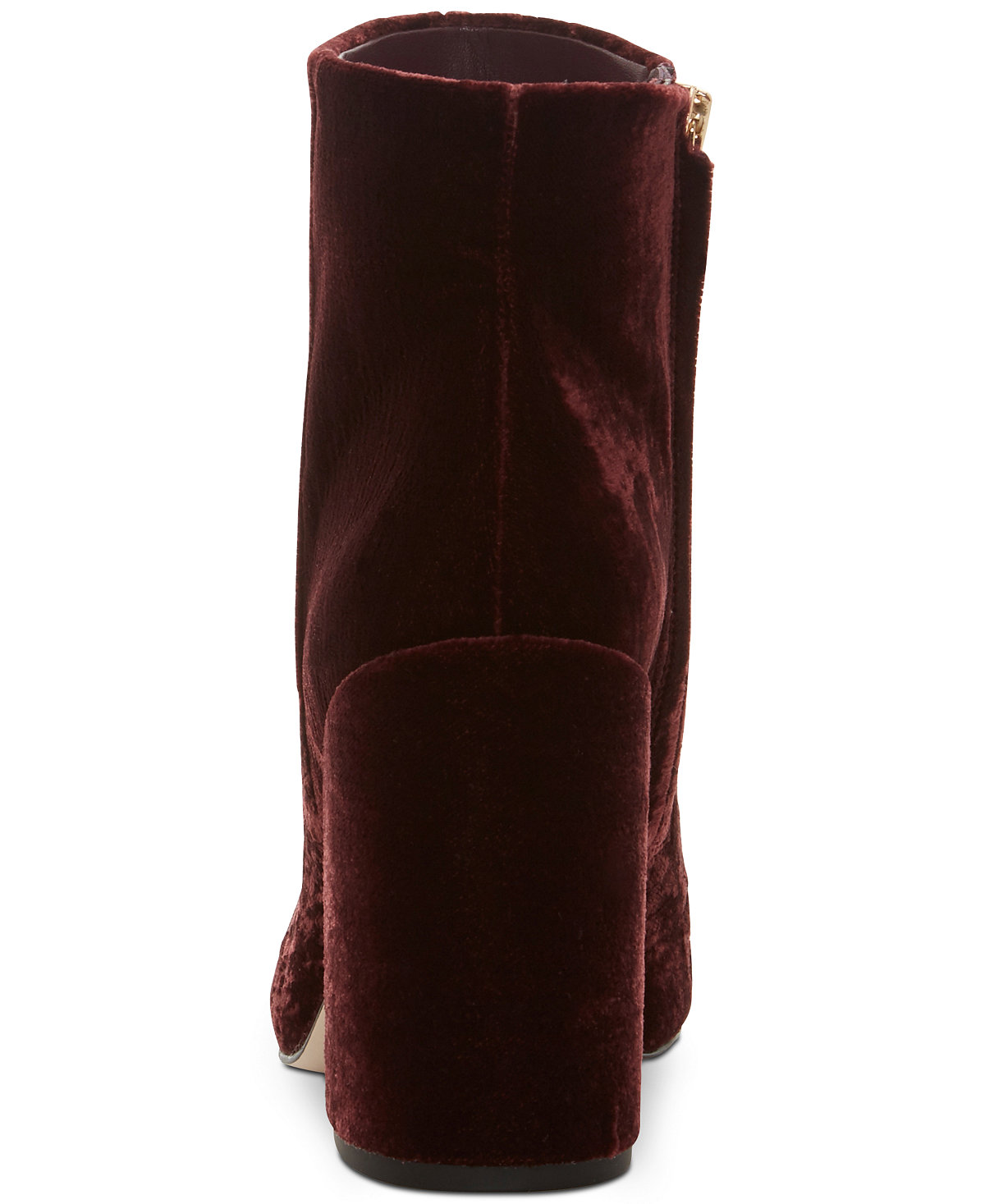 Jessica Simpson Wovella Rouge Noir Embroidered Block-Heel Ankle Booties