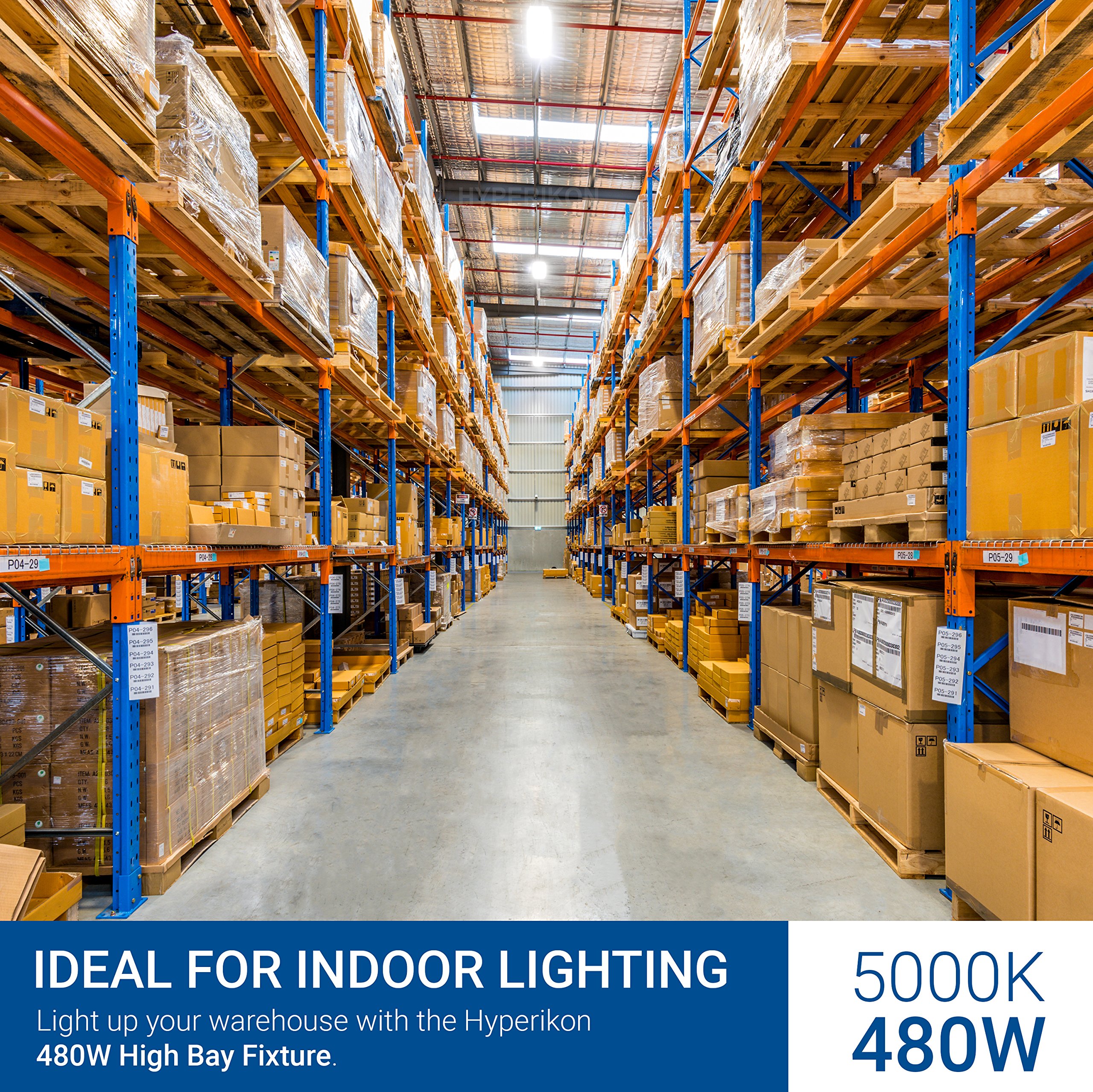 Hyperikon 4 Foot Linear LED High Bay Lights Indoor Lighting Shop Lights 