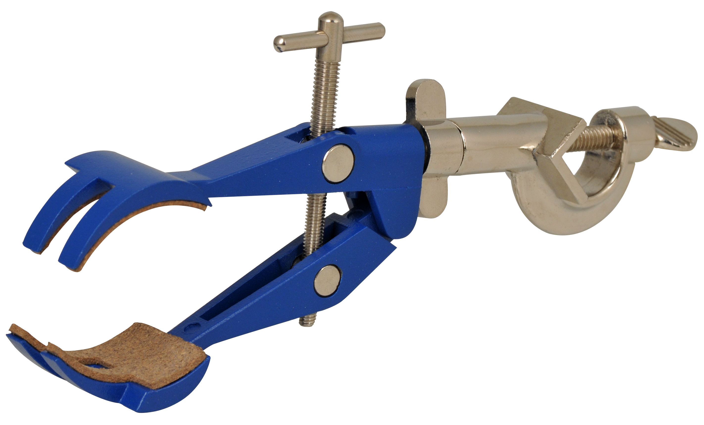 Retort 4 Prong Cork Lined Clamp With Swivel Boss Head 4 1 Max