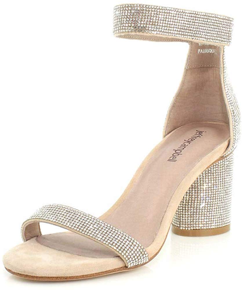 nude suede sandals