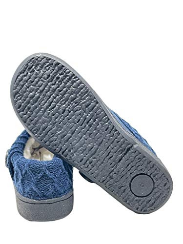 Pantuflas Clarks Mujer Cuero Gamuza Confort Cuello Tejido - Peluche Imitado - Imagen 4 de 6