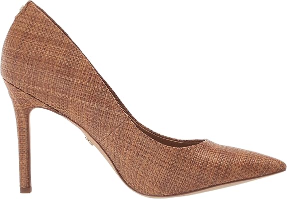 Sam Edelman Hazel Cuoio Stiletto Heeled Slip On Pointed Toe Wide Dress Pumps - Picture 7 of 7