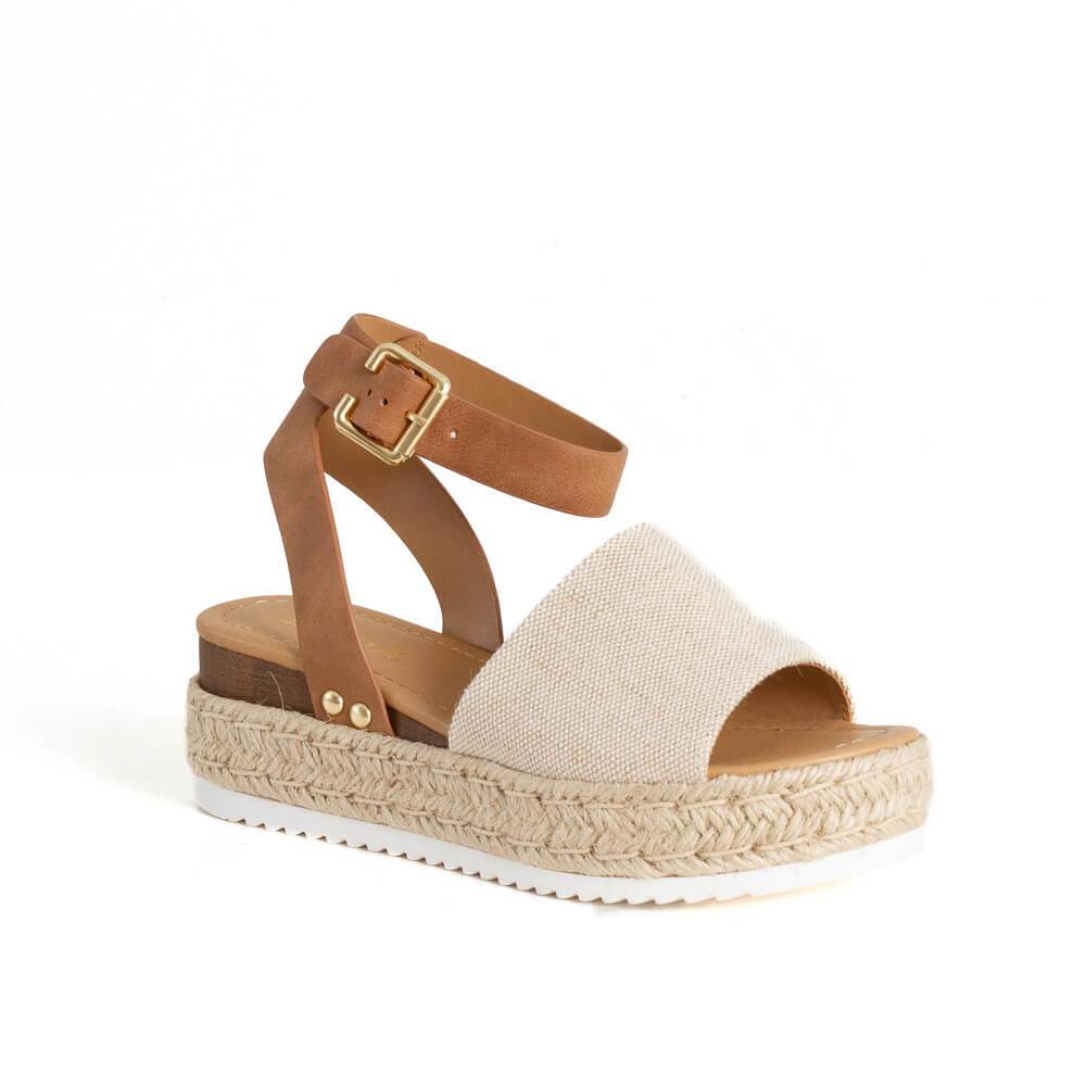 soda tan sandals
