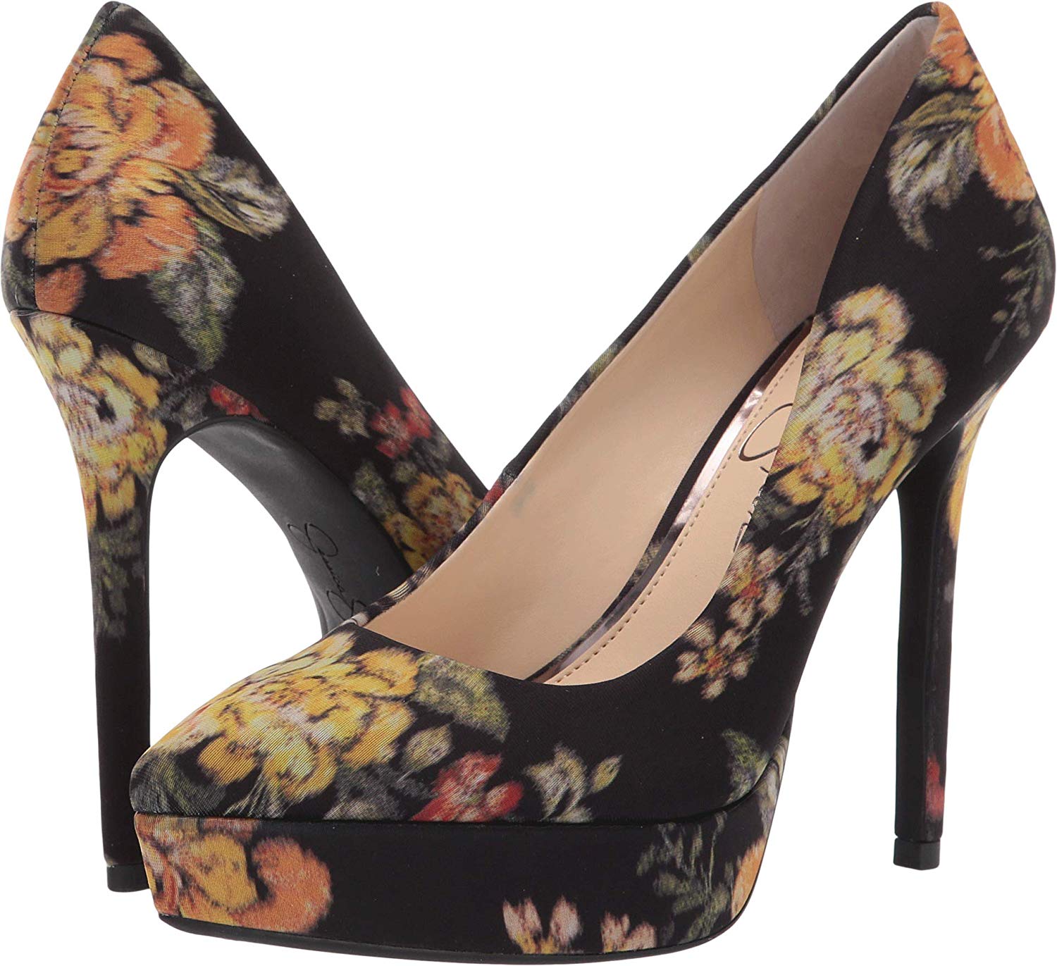 jessica simpson floral heels