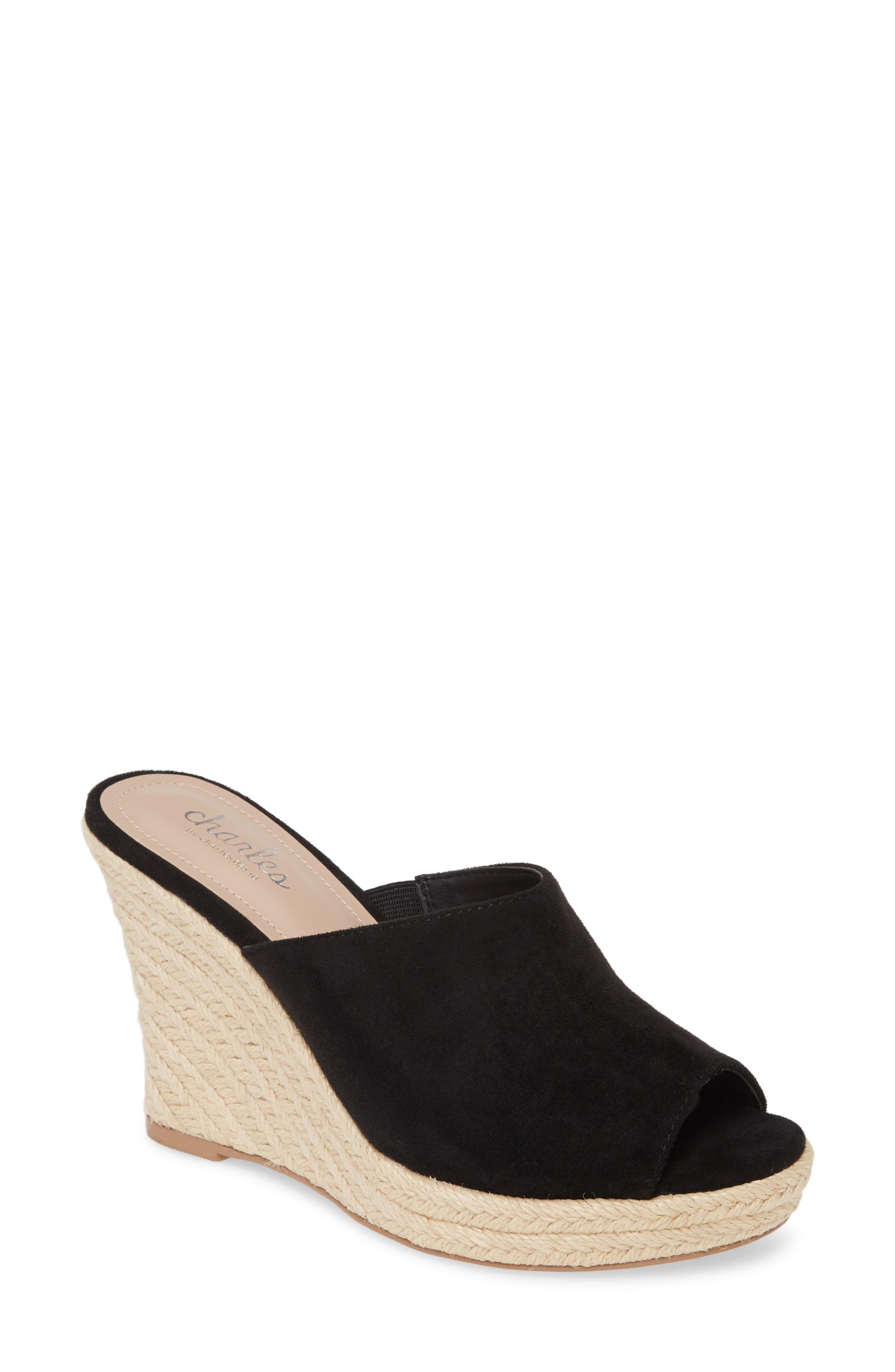 charles david espadrille wedge