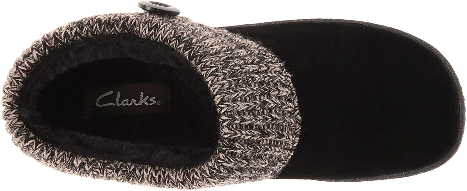 clarks sweater knit scuff slipper