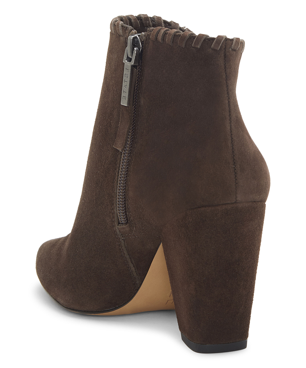 chocolate brown ankle boot