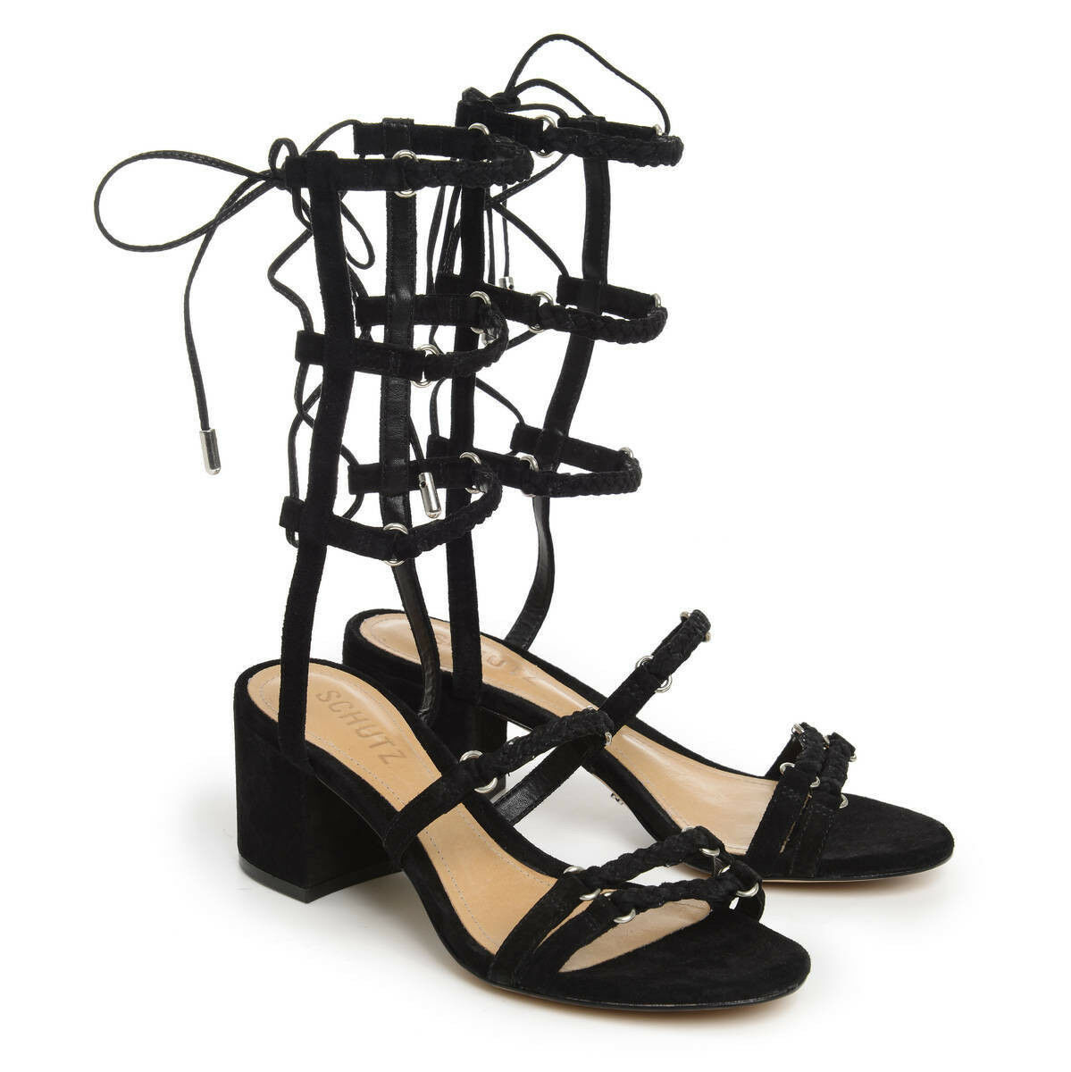 chunky heel gladiator sandals