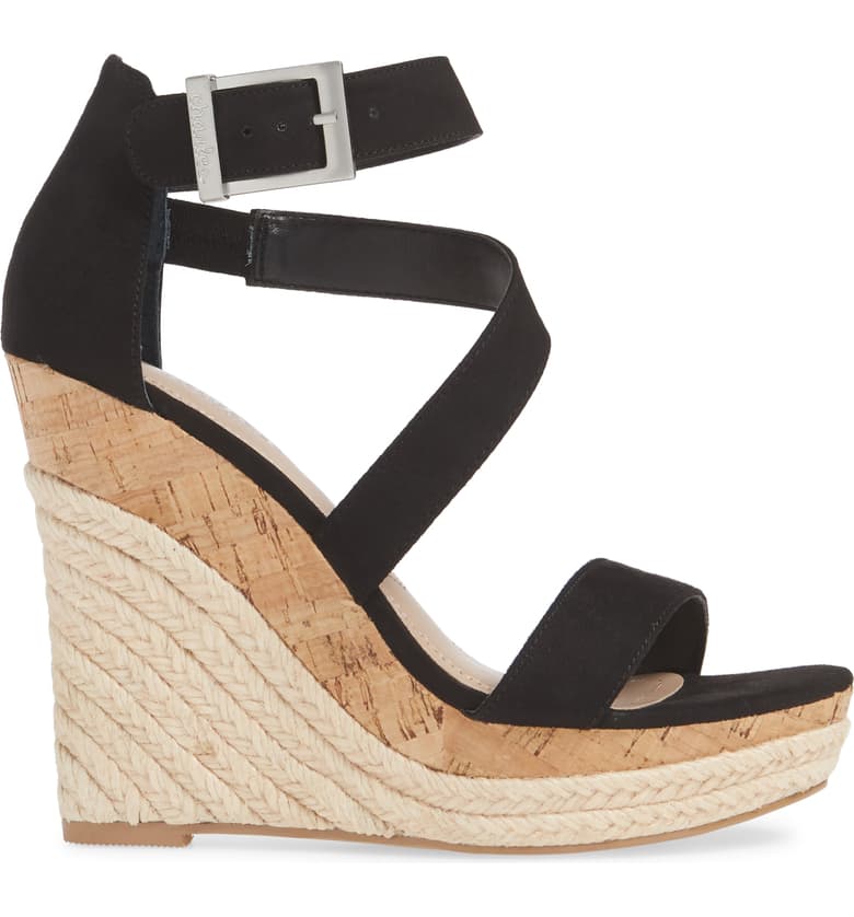 black sandals with ankle ties