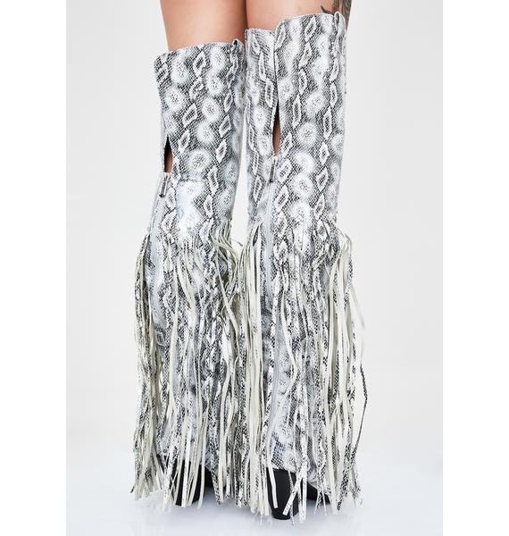 cape robbin snakeskin boots