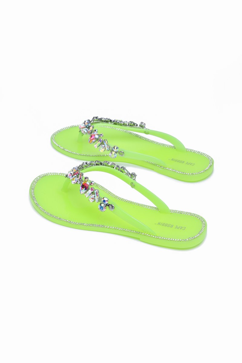 cape robbin jelly sandals
