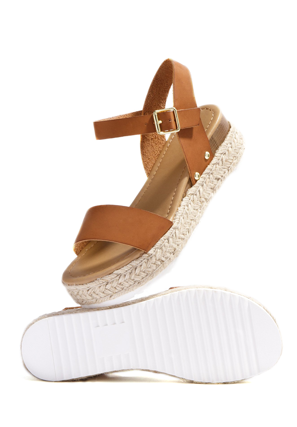 soda women's open toe ankle strap espadrille sandal