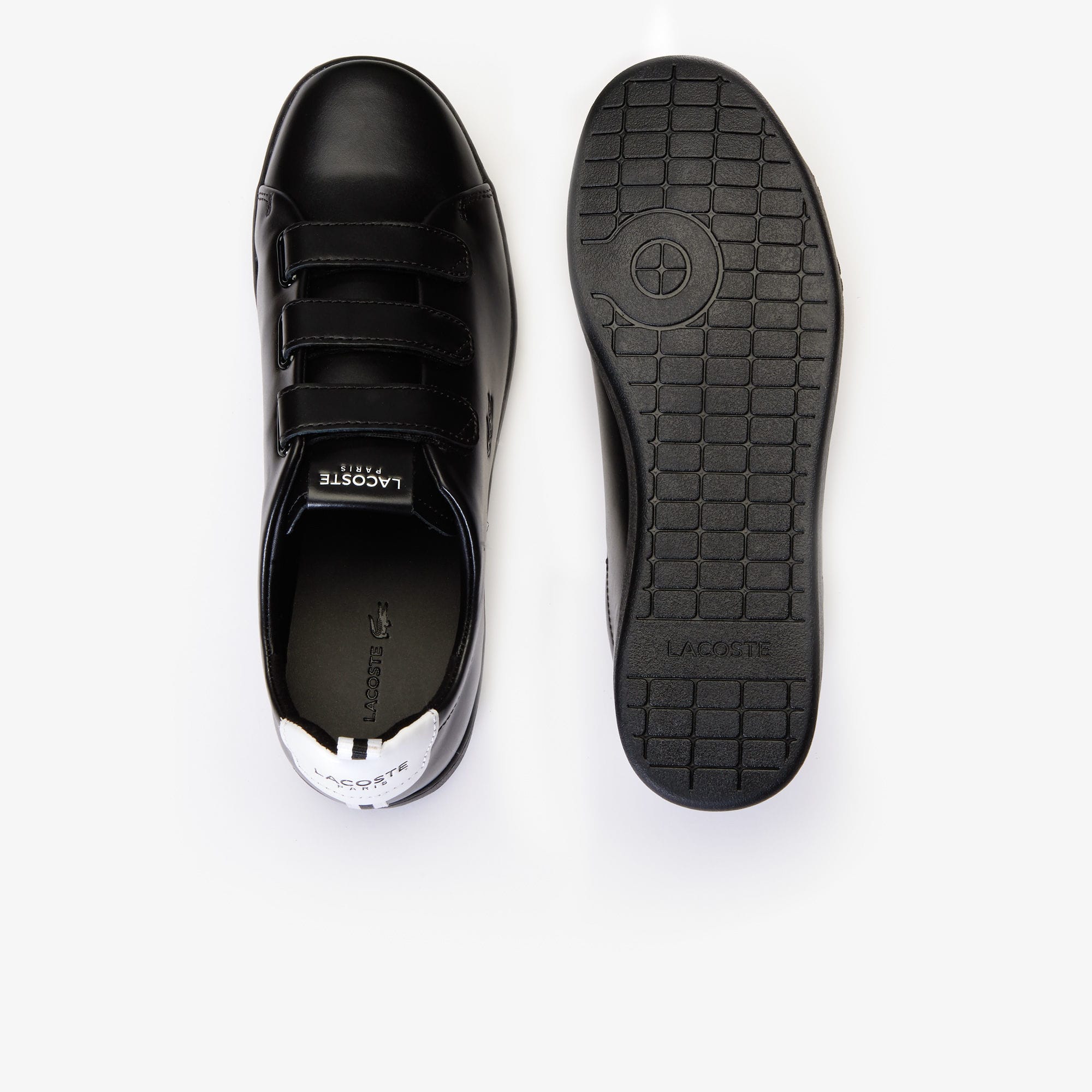 Lacoste Black/White Carnaby Evo Strap 119 1 U Leather Sneakers | eBay