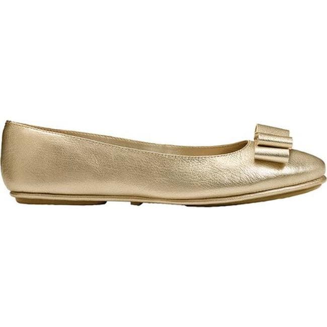 gold flat shoes wide fit