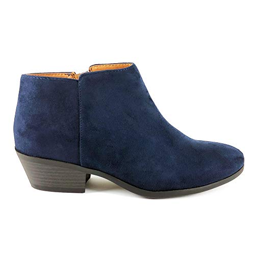 navy booties