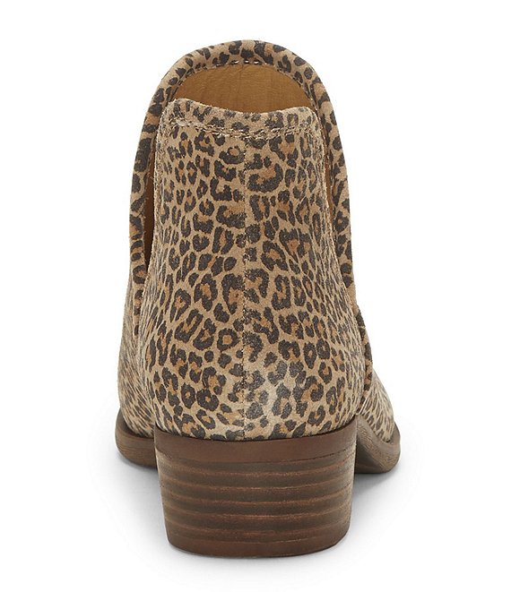 bashina 2 leopard block heel booties