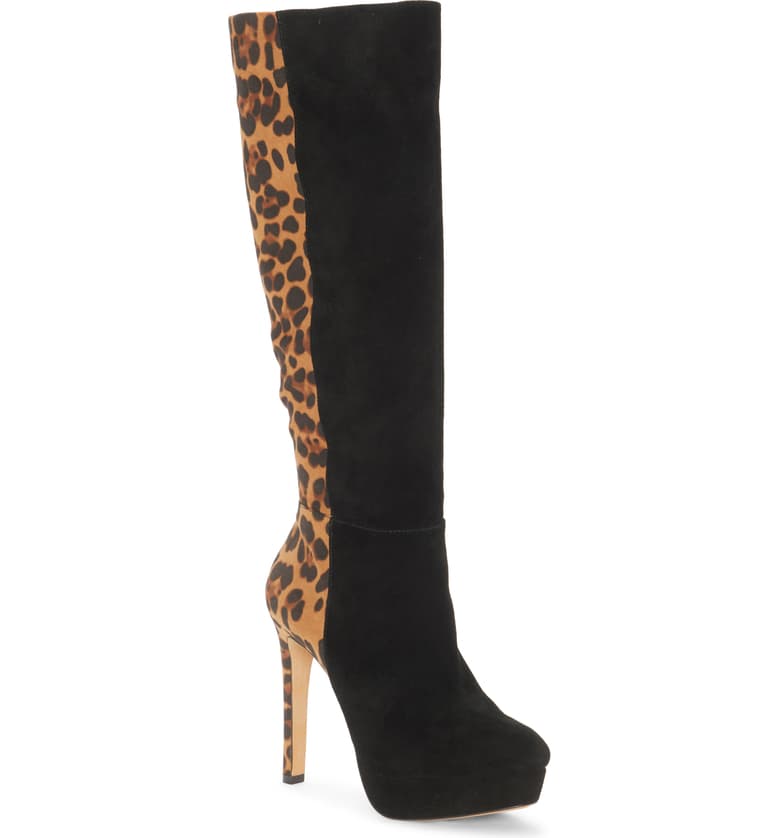 jessica simpson leopard boots