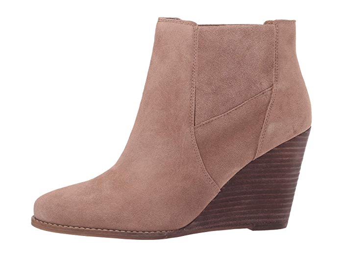 jessica simpson suede wedge booties