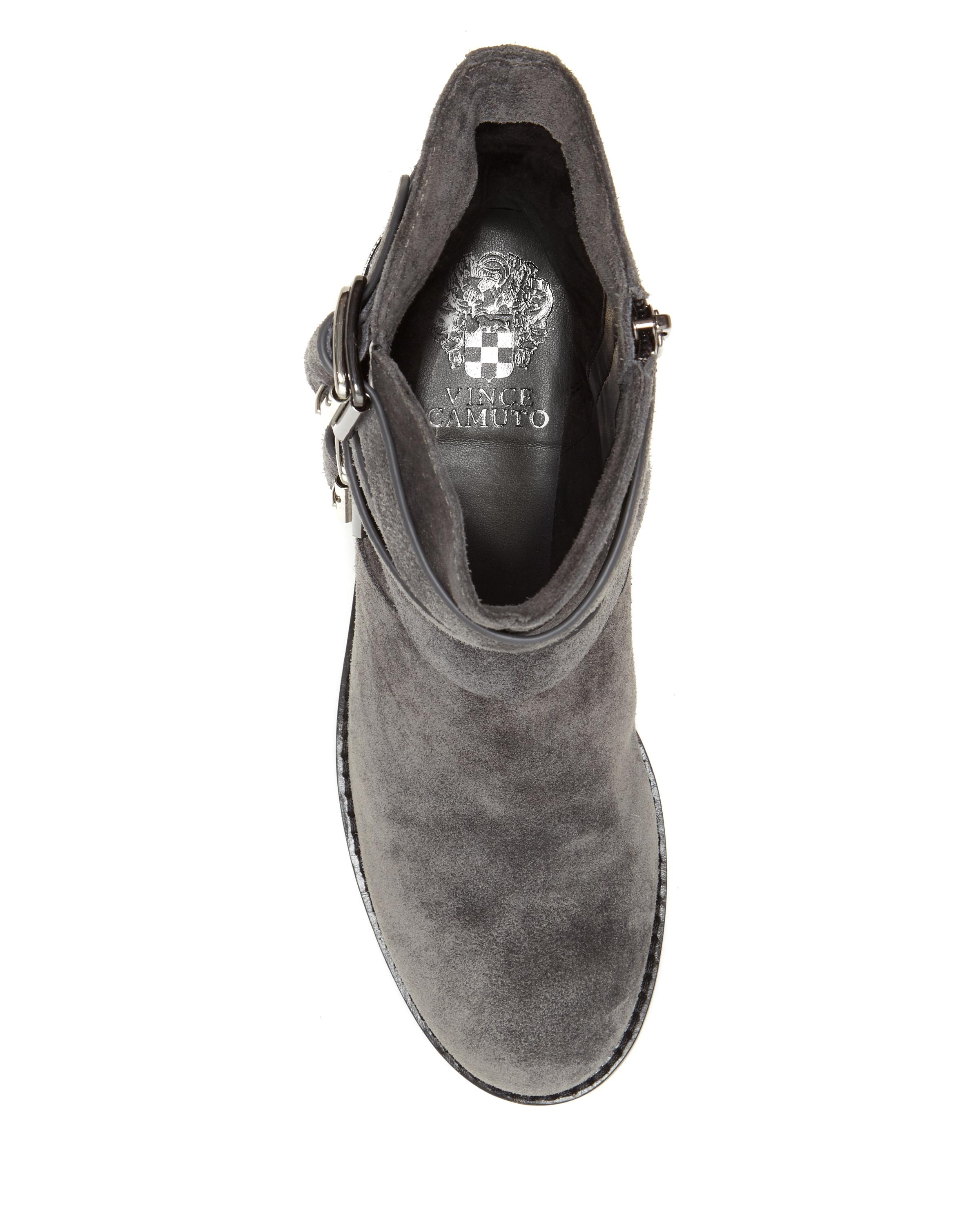 vince leather cadot buckle shoe