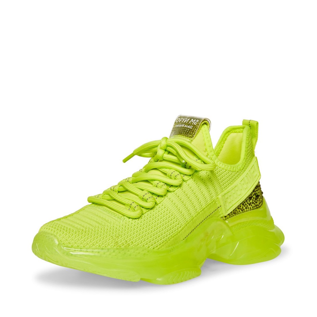 ★Steve Madden★新作★大人気★DIXIN YELLOW★スニーカー DIXIN Yellow Leather Low-Top Panel Sneaker | Women's