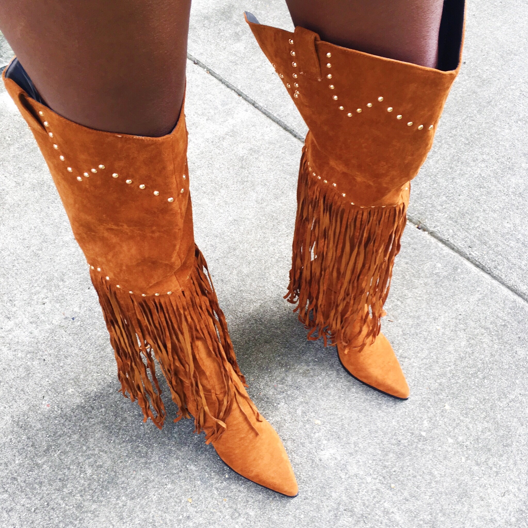 thigh high cowboy boots white