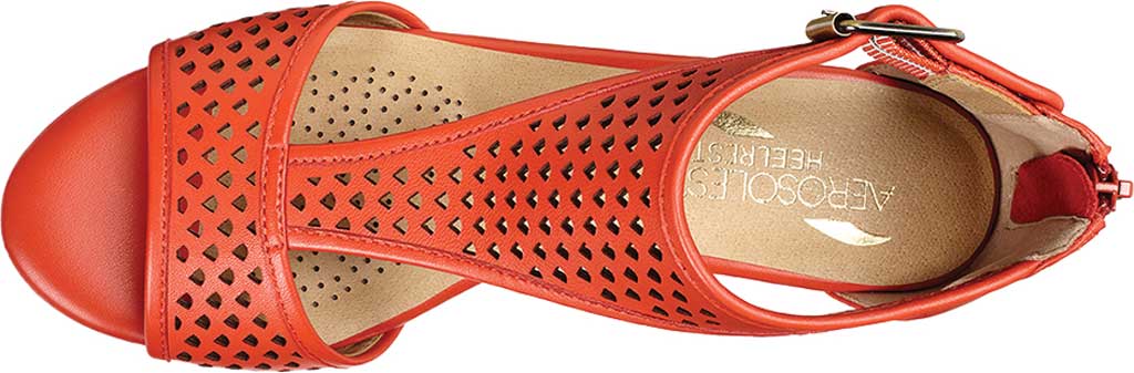 French Blu Soho - Orange Wedge www.shoexclusive.com | Platform sandals, Wedge sandals, Shoes
