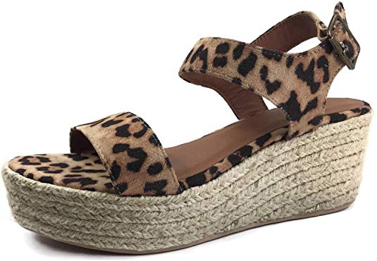 city classified leopard sandals