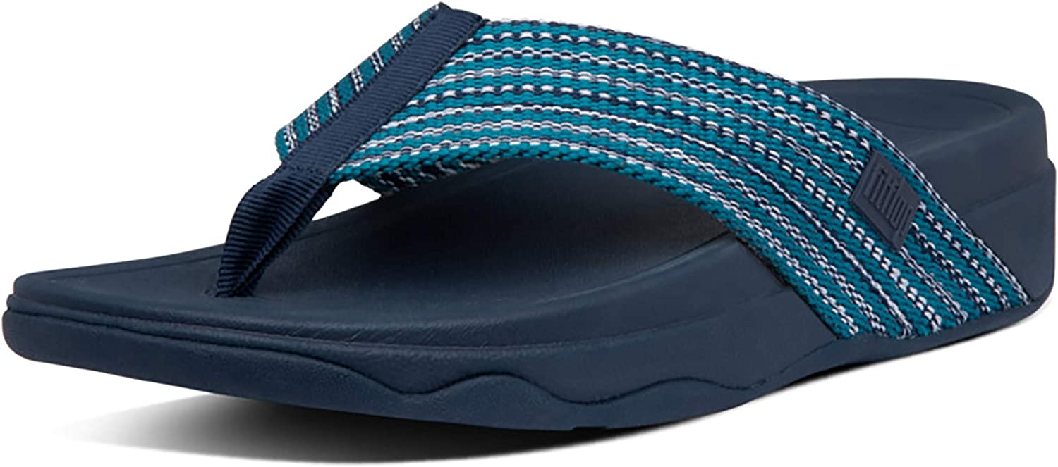 FitFlop Surfa Sandals Sea Blue Open Toe Slip On Flat Thong Flip Flop  Sandals | eBay