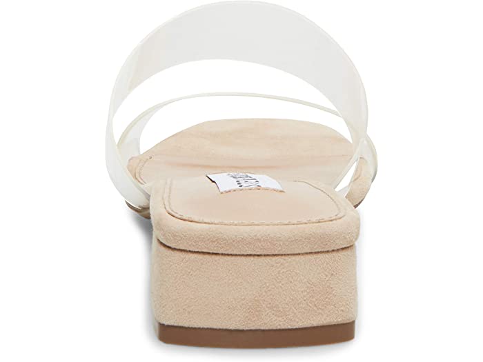steve madden clear strap flat sandals