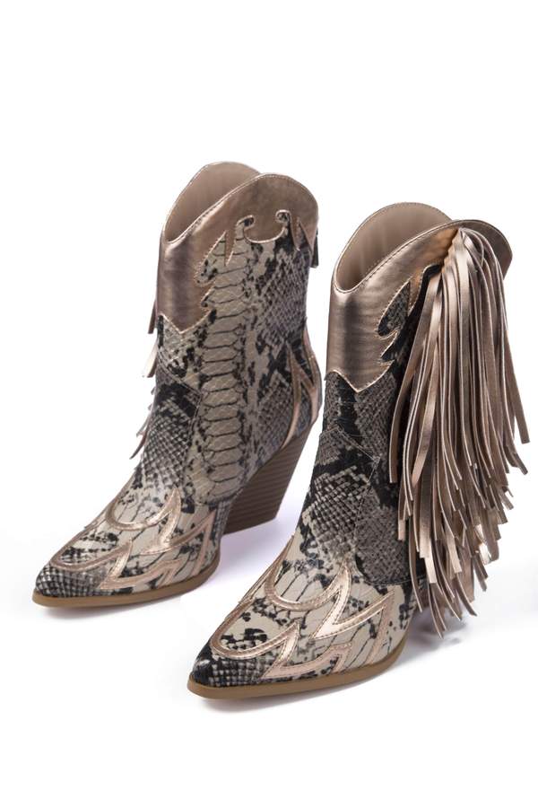 cape robbin snakeskin boots
