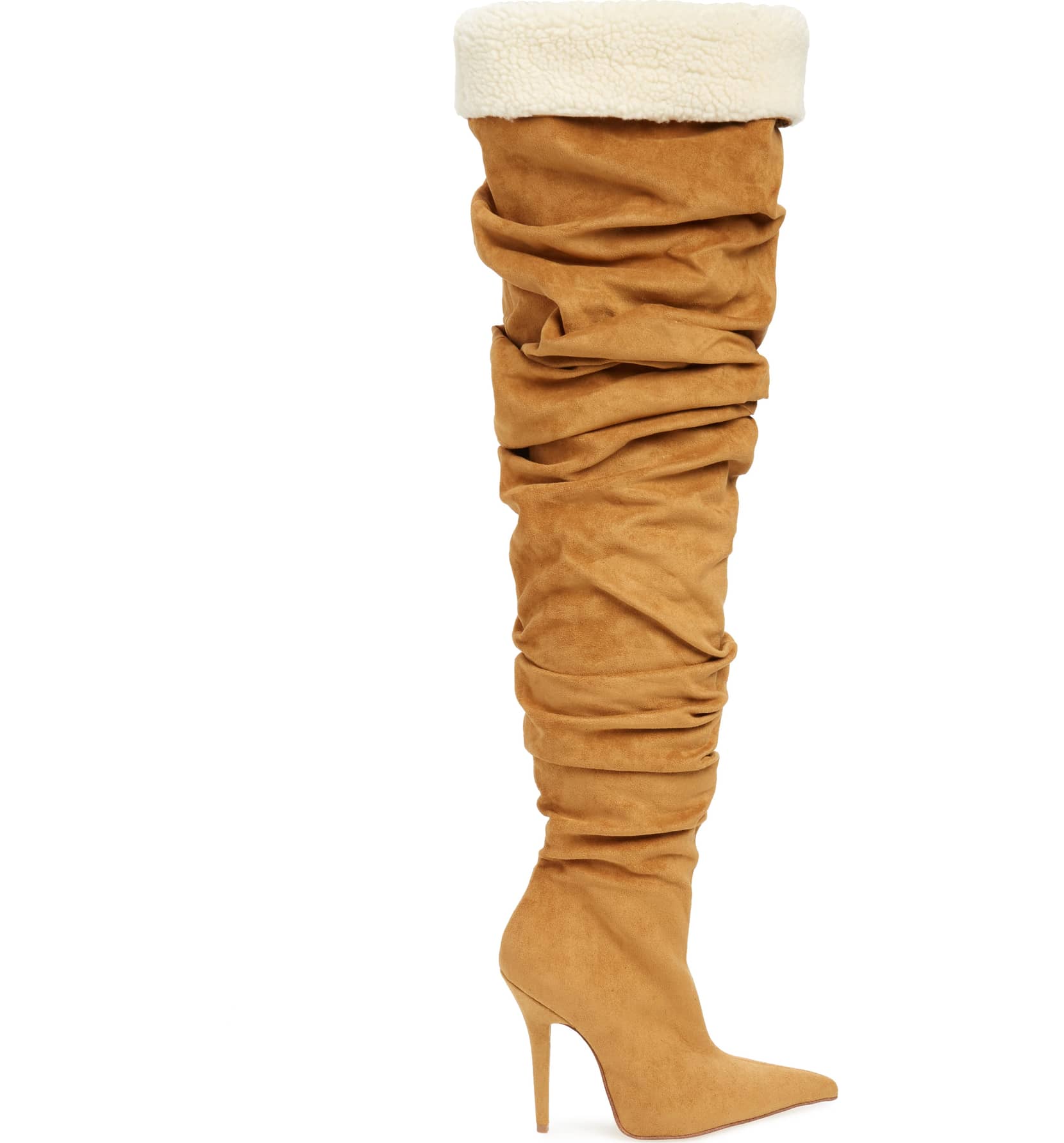 Jeffrey Campbell Womens Igloo Tan Suede 
