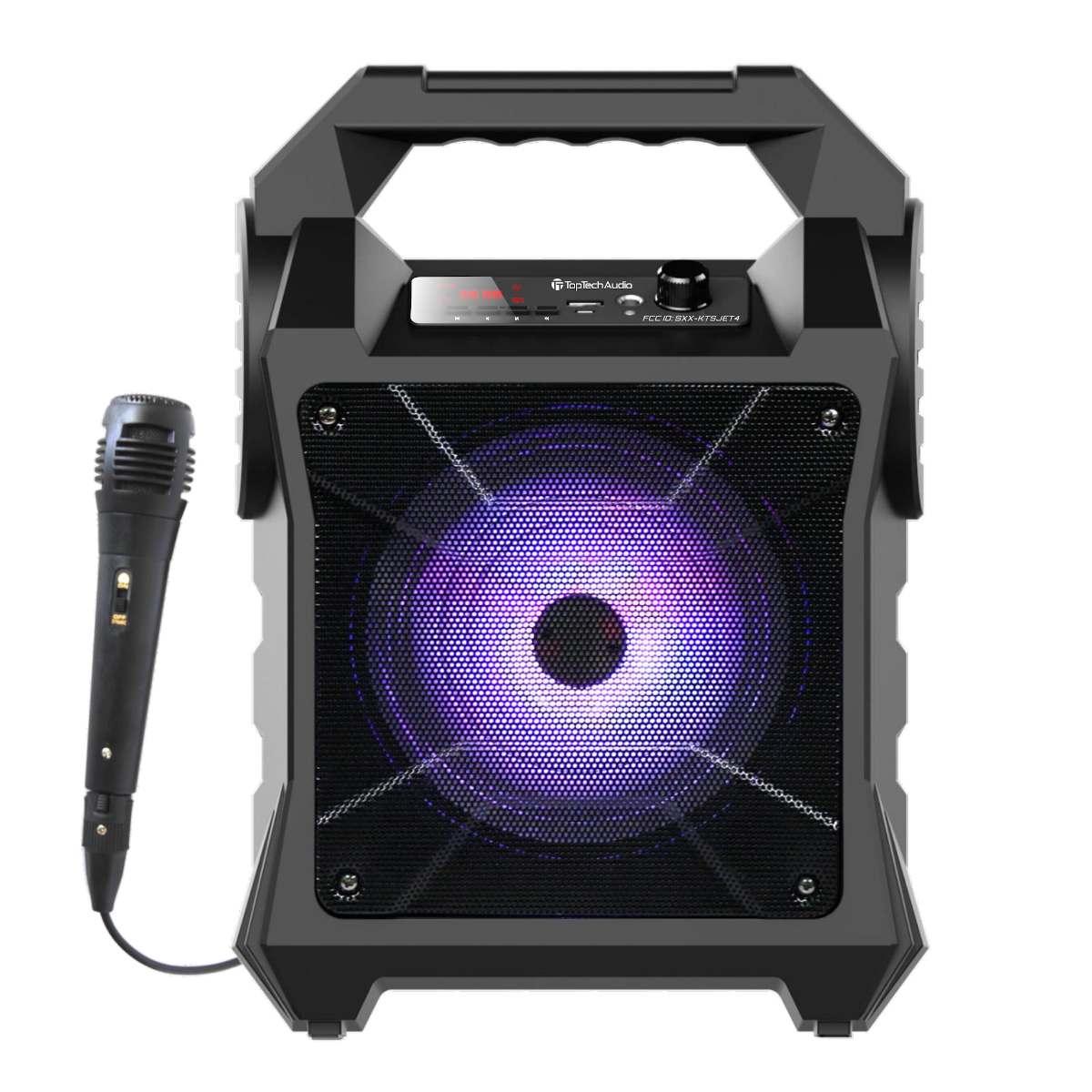 Fisher 15-Inch Portable Karaoke Wireless Speaker System w/Remote ...