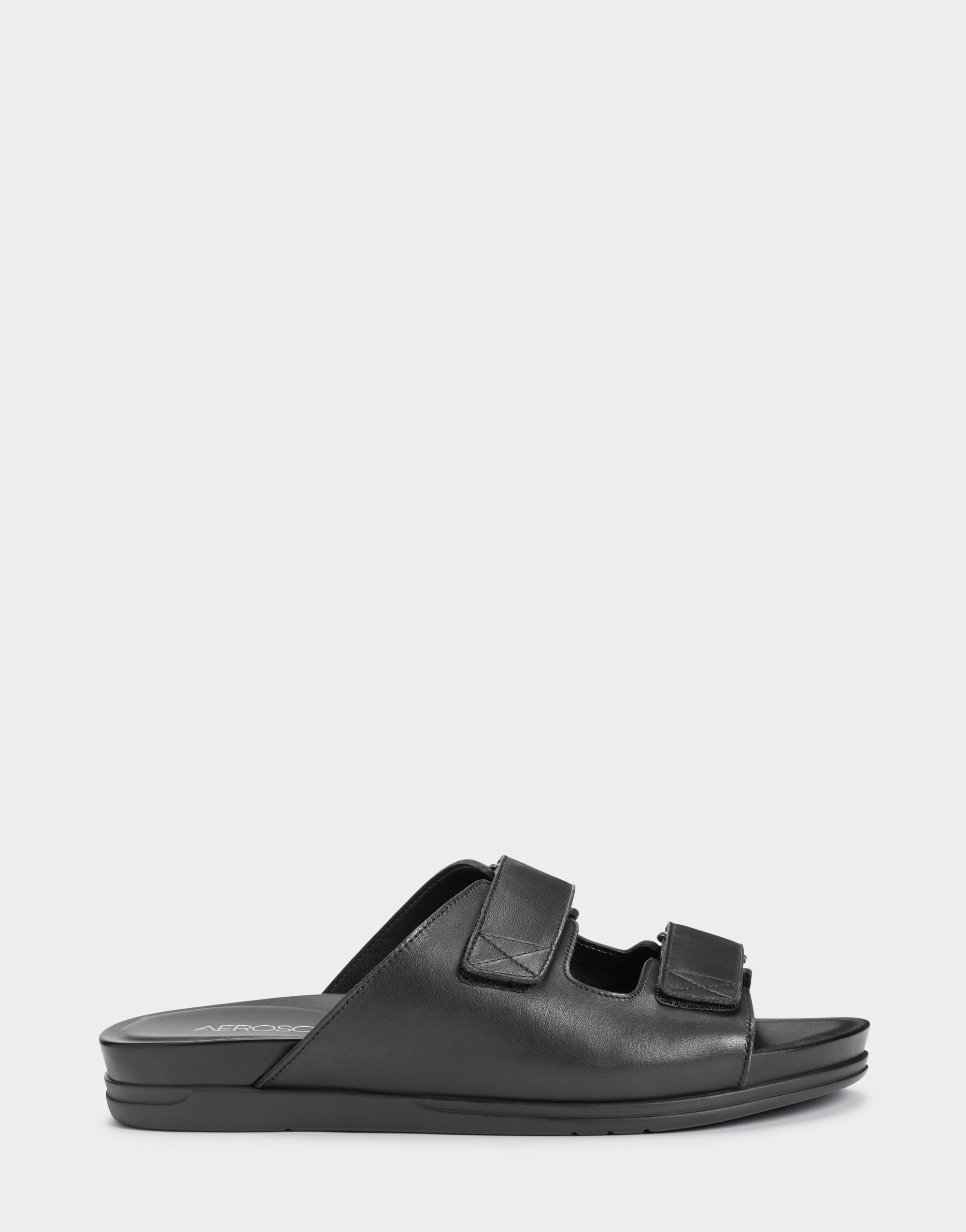 foam double buckle sandals