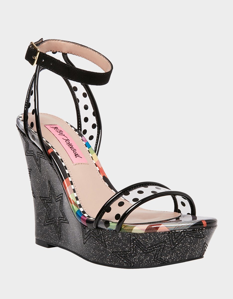 betsey johnson wedge heels