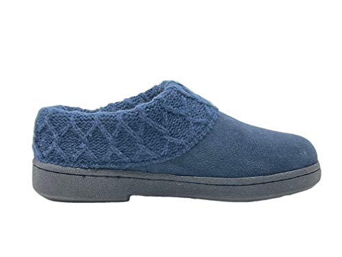 Pantuflas Clarks Mujer Cuero Gamuza Confort Cuello Tejido - Peluche Imitado - Imagen 6 de 6