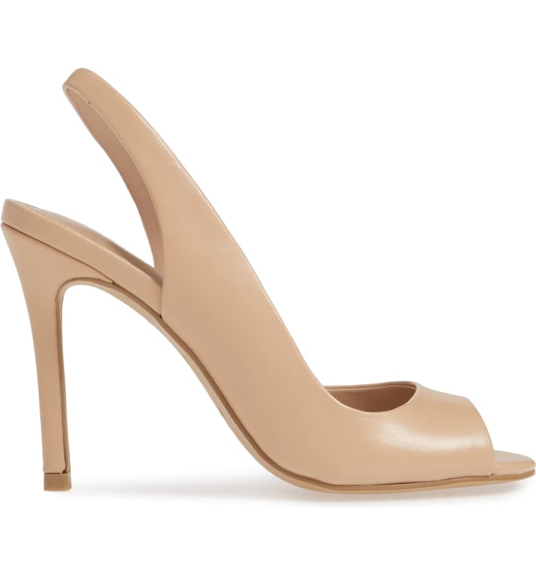 Charles by Charles David Rexx NUDE Leather open Toe 