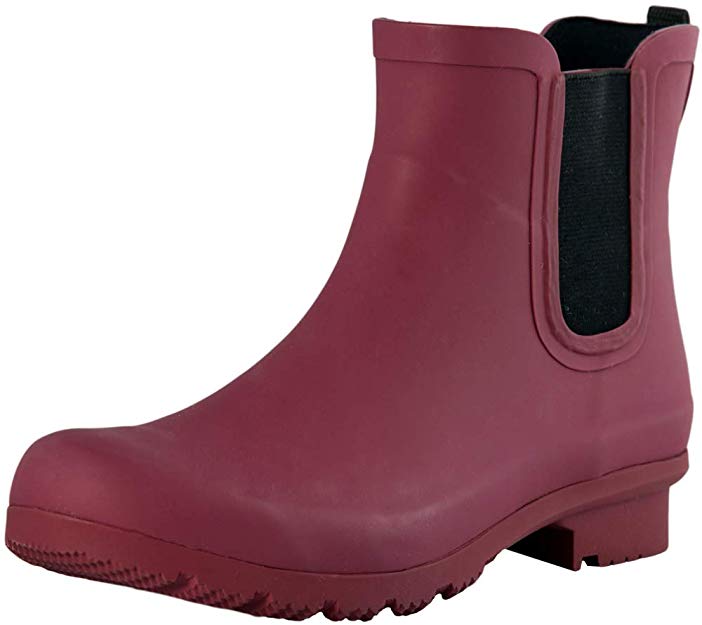 matte chelsea rain boots