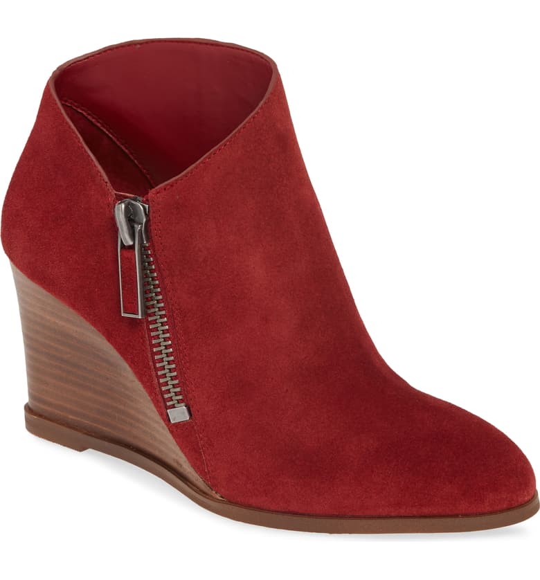 kaleb wedge bootie