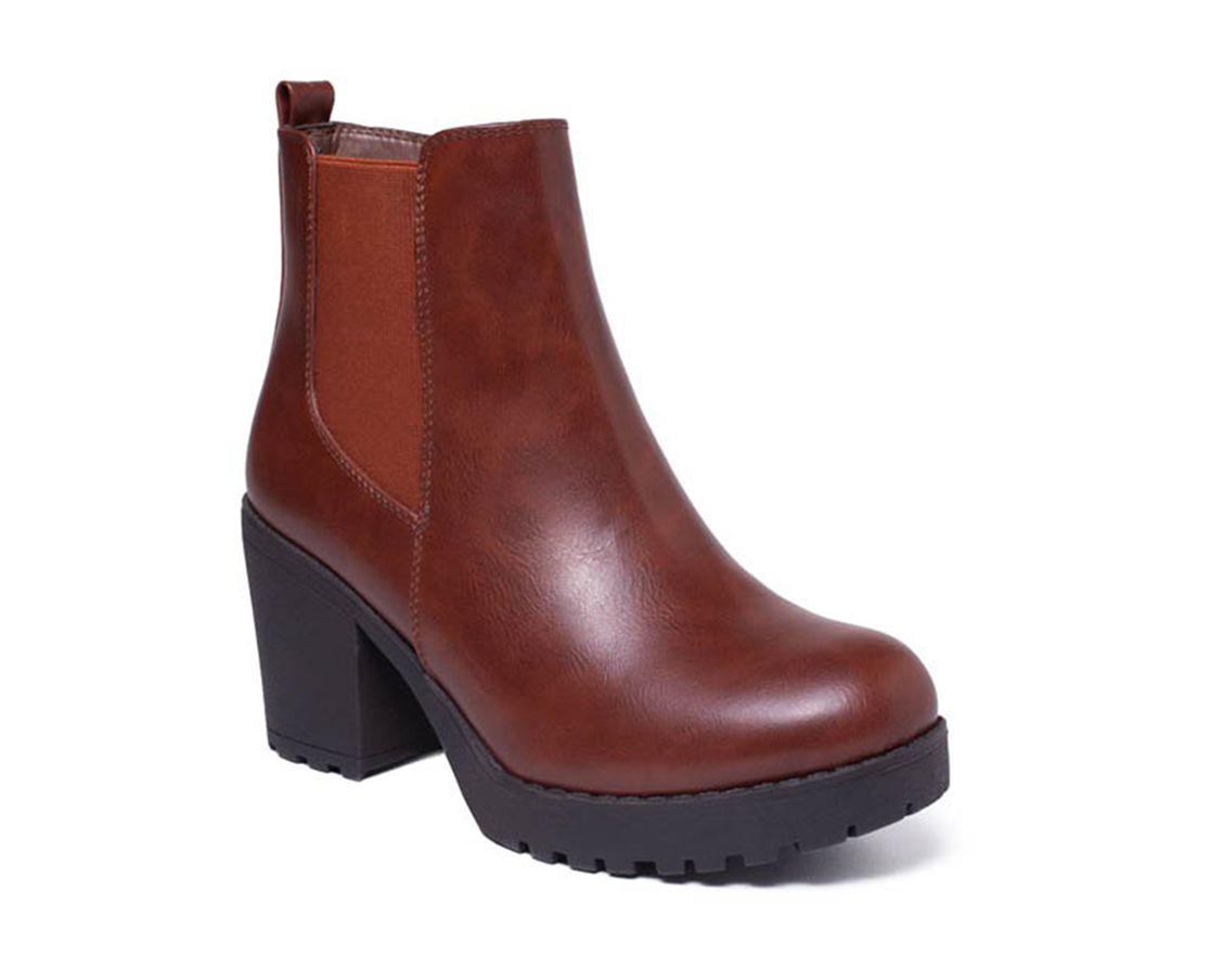 womens cognac slip on shoes