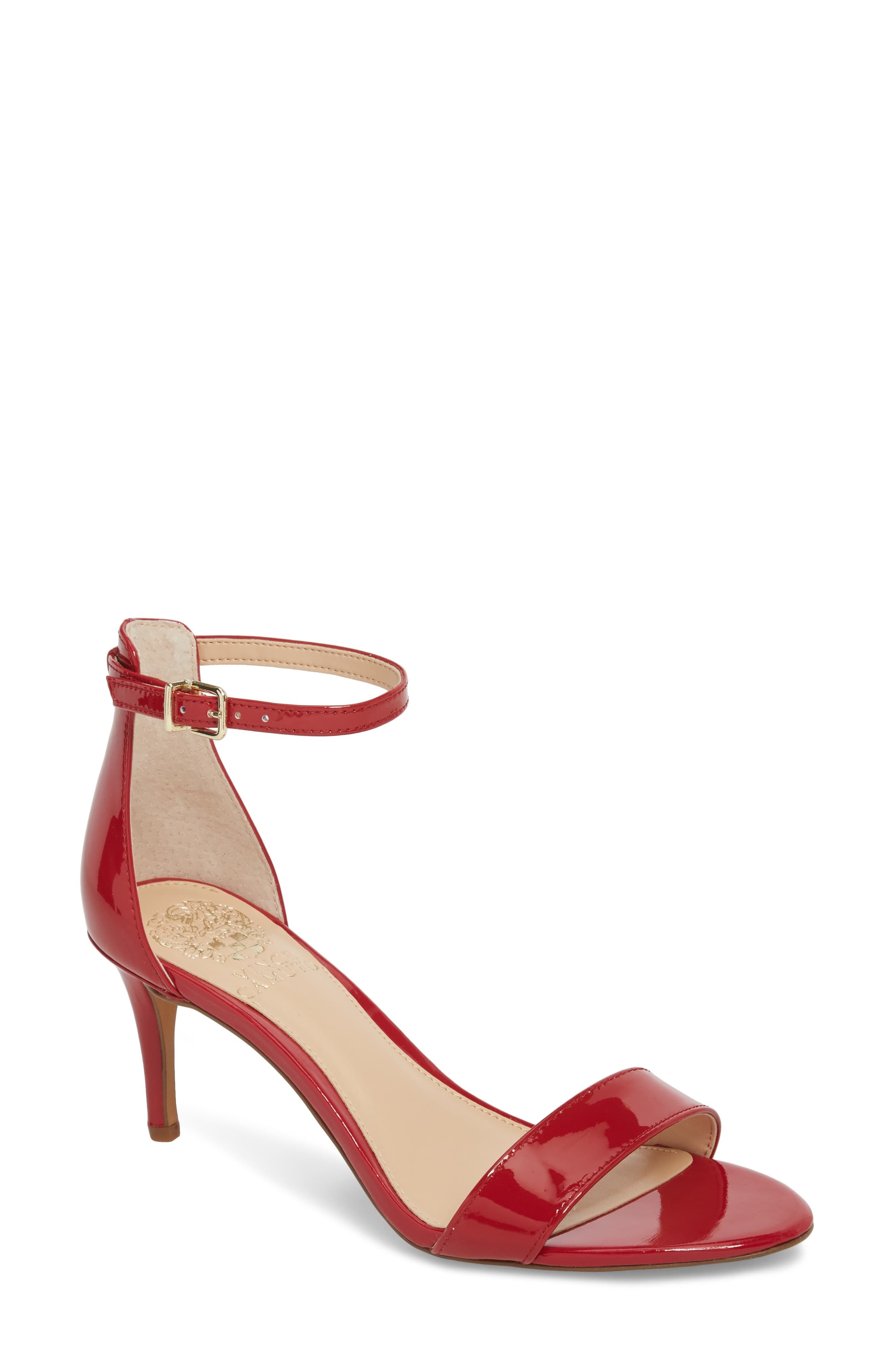 red vince camuto sandals