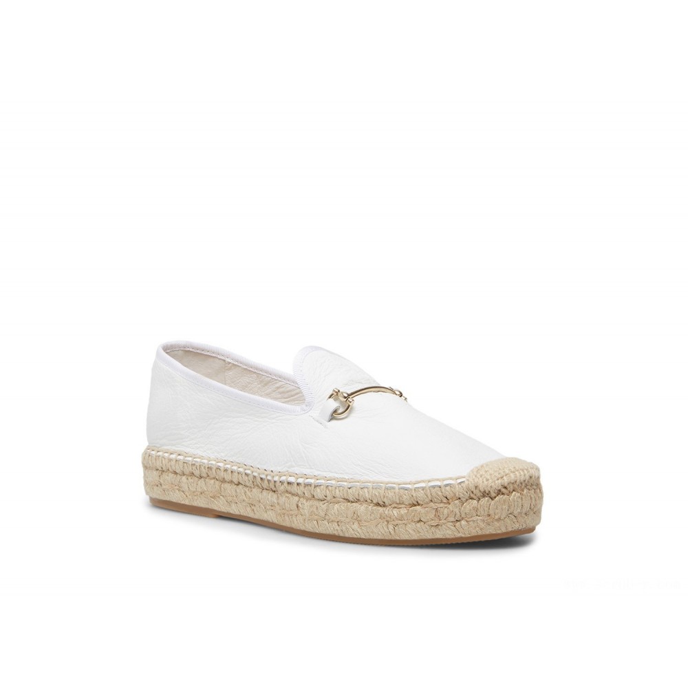 white espadrille flatform