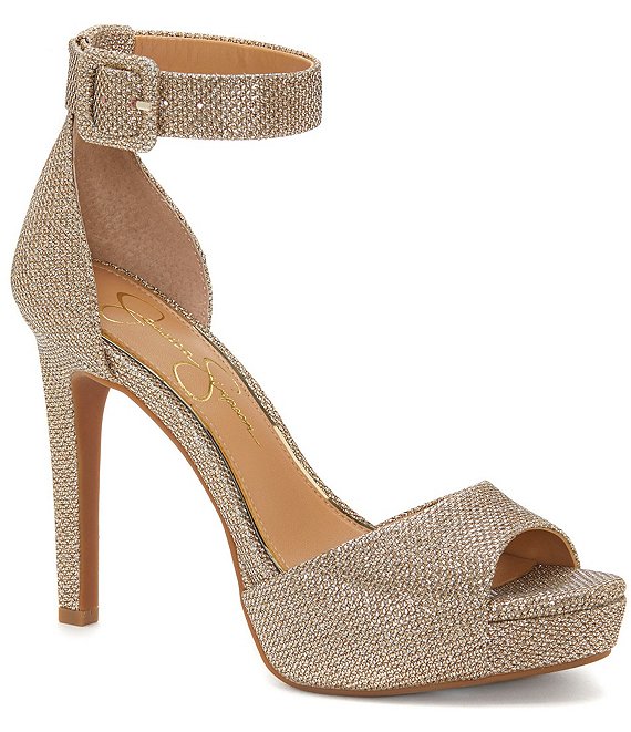 jessica simpson gold sandals