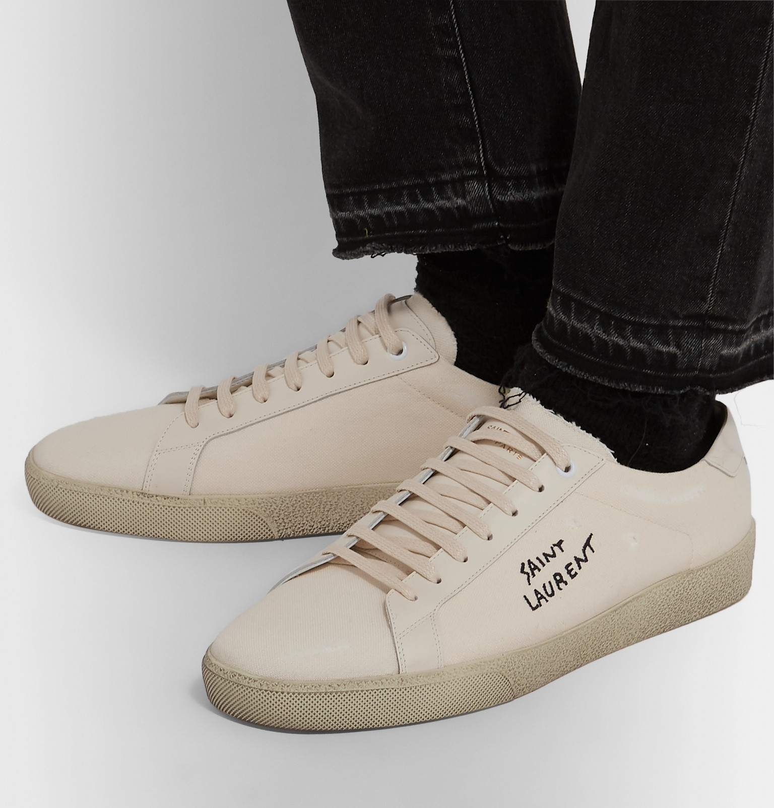 saint laurent signature court sneakers