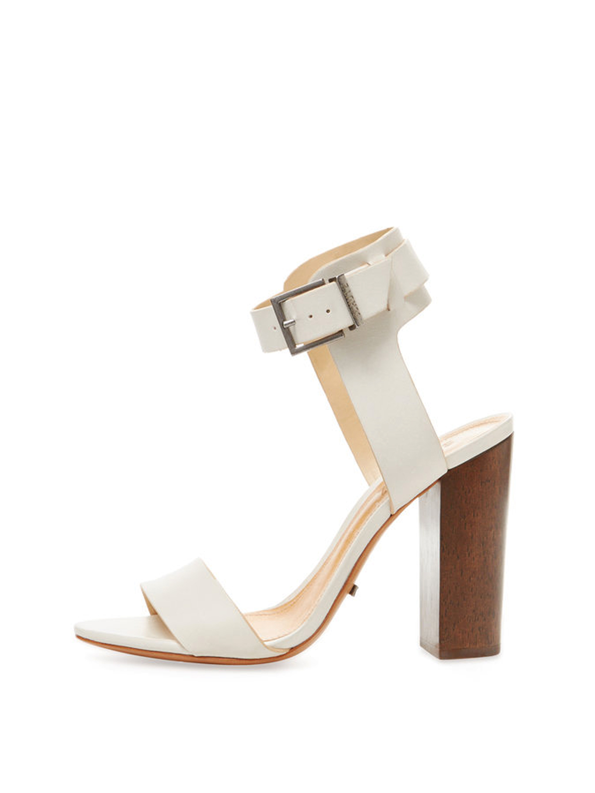 off white heel sandals