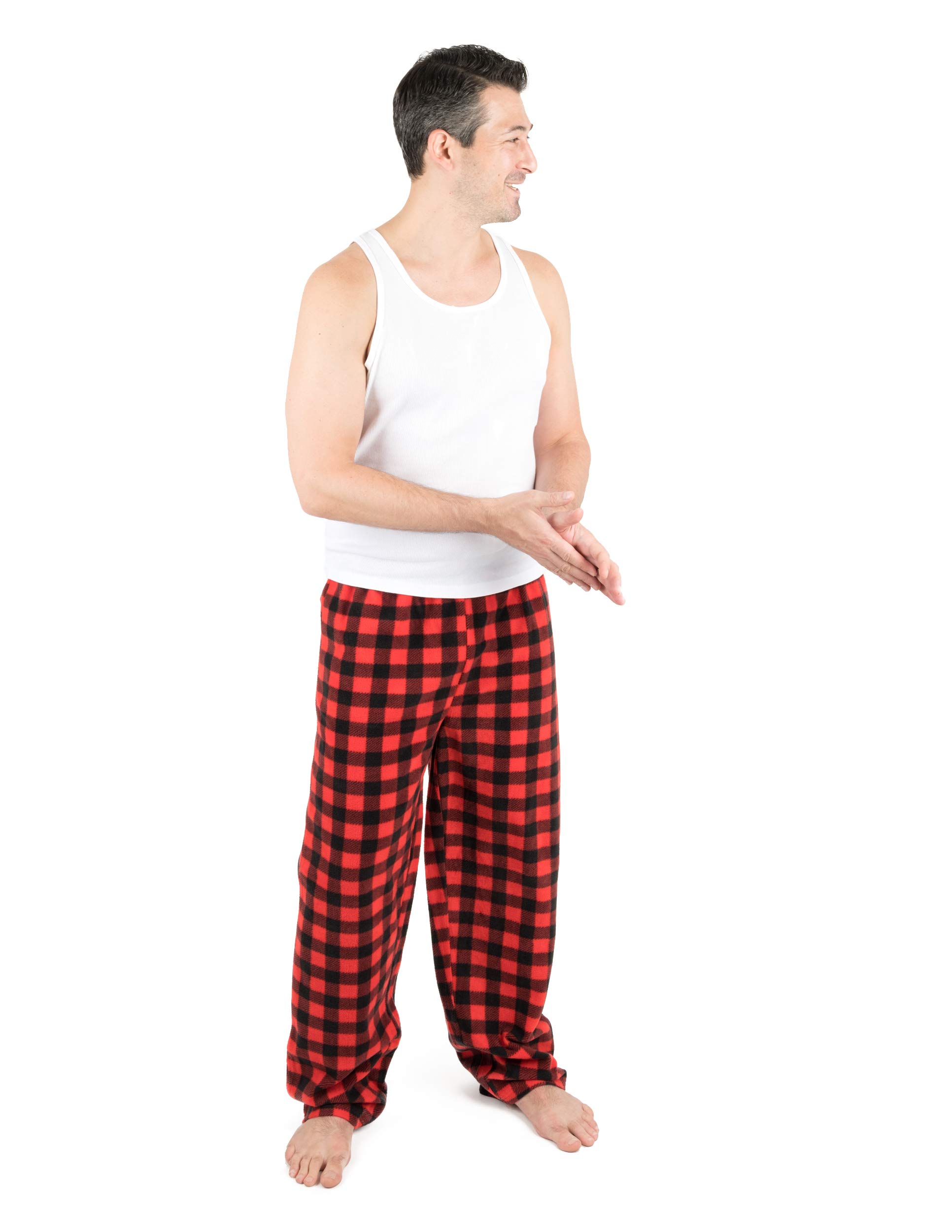Leveret Mens Pajama Pants Fleece Lounge Sleep Pj Bottoms Christmas Pjs Size XSmall-XXLarge