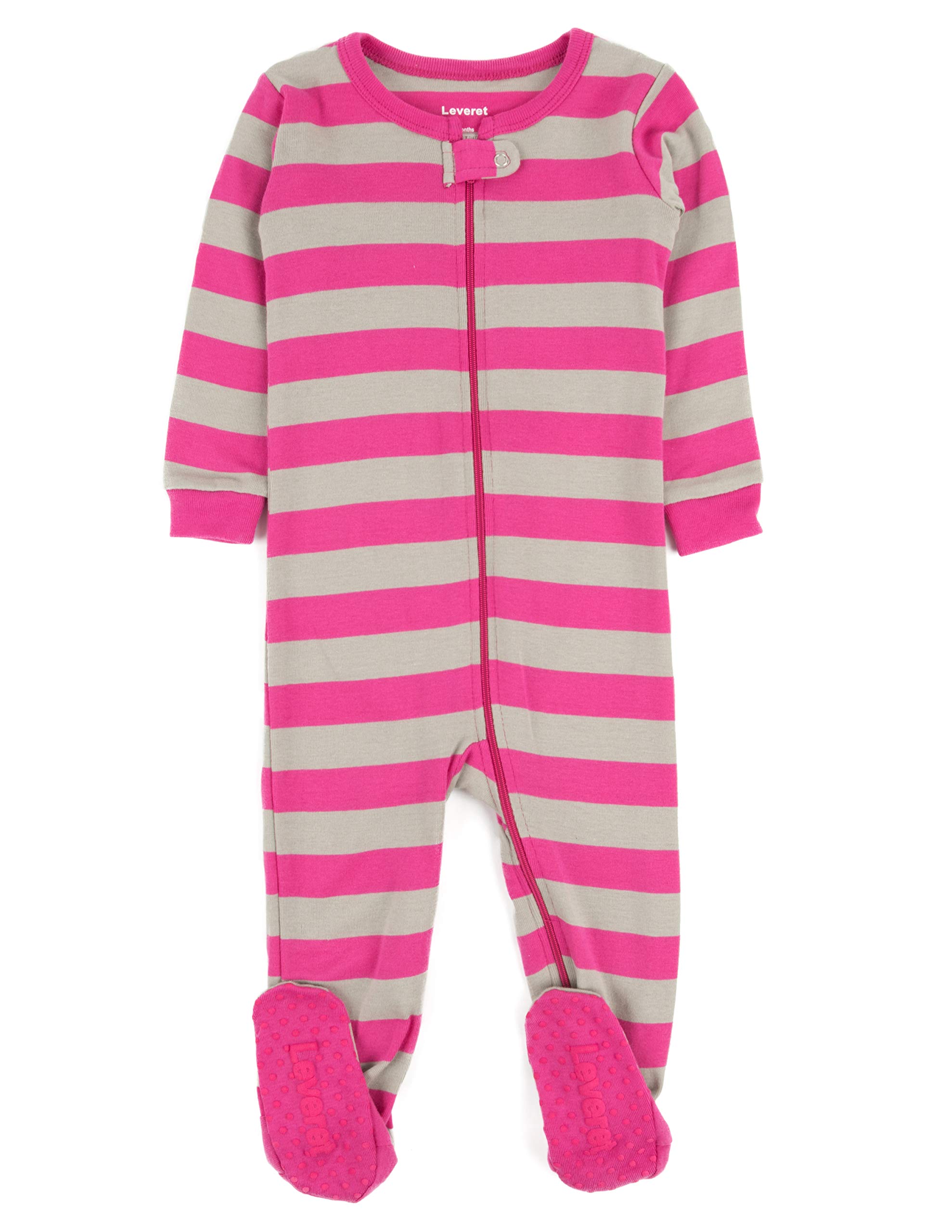 baby girl footed pajamas