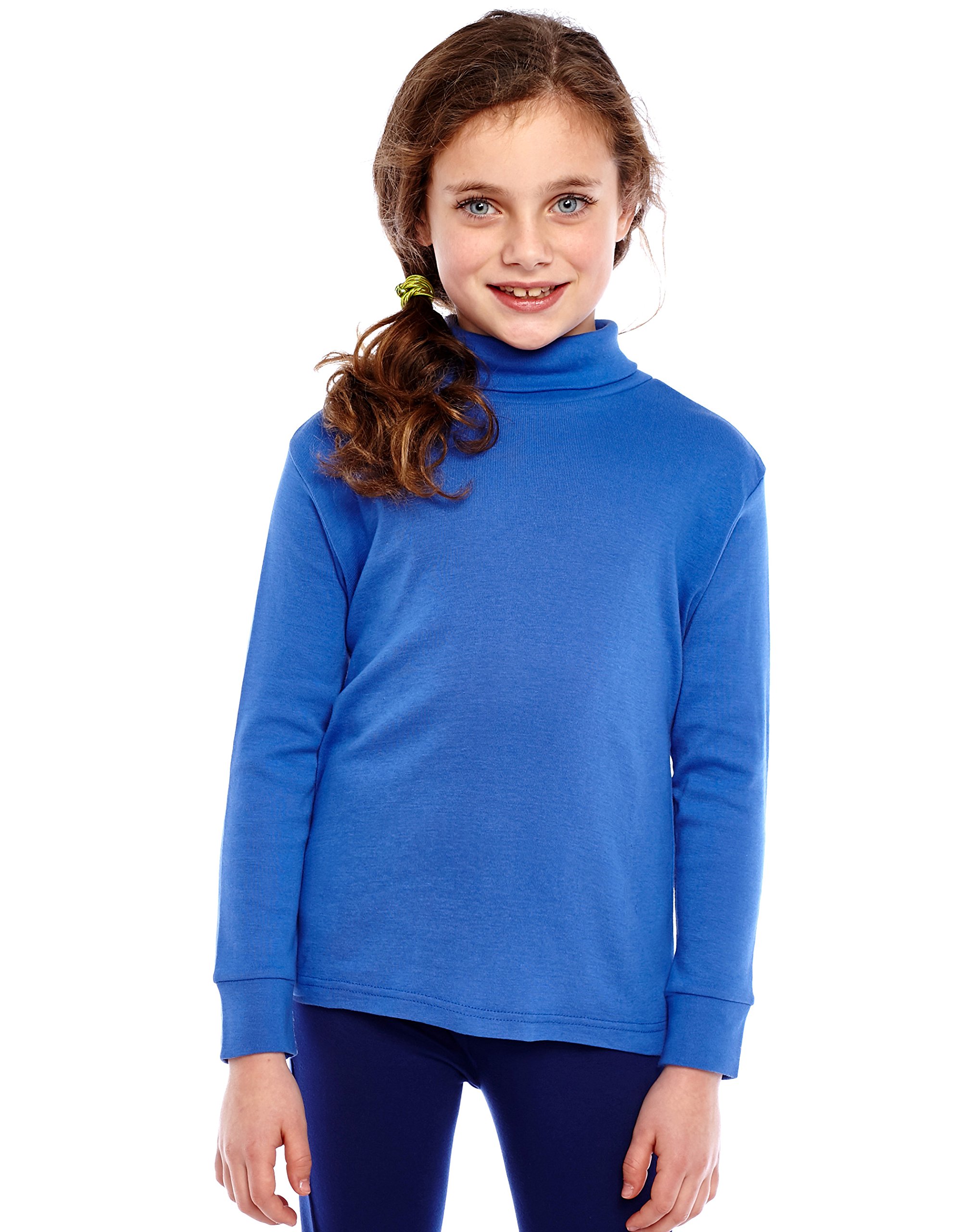 Leveret Girls Boys & Toddler Solid Turtleneck 100 Cotton Kids Shirt (2