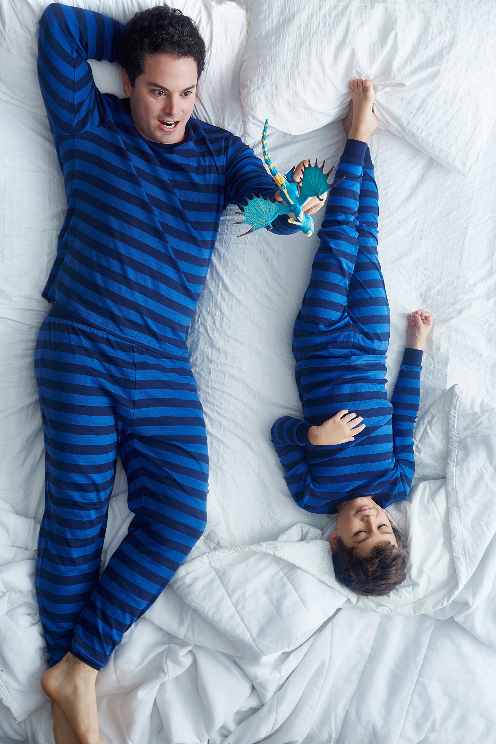 Leveret Striped Kids And Toddler Boys Pajamas 2 Piece Pjs Set 100 Cotton