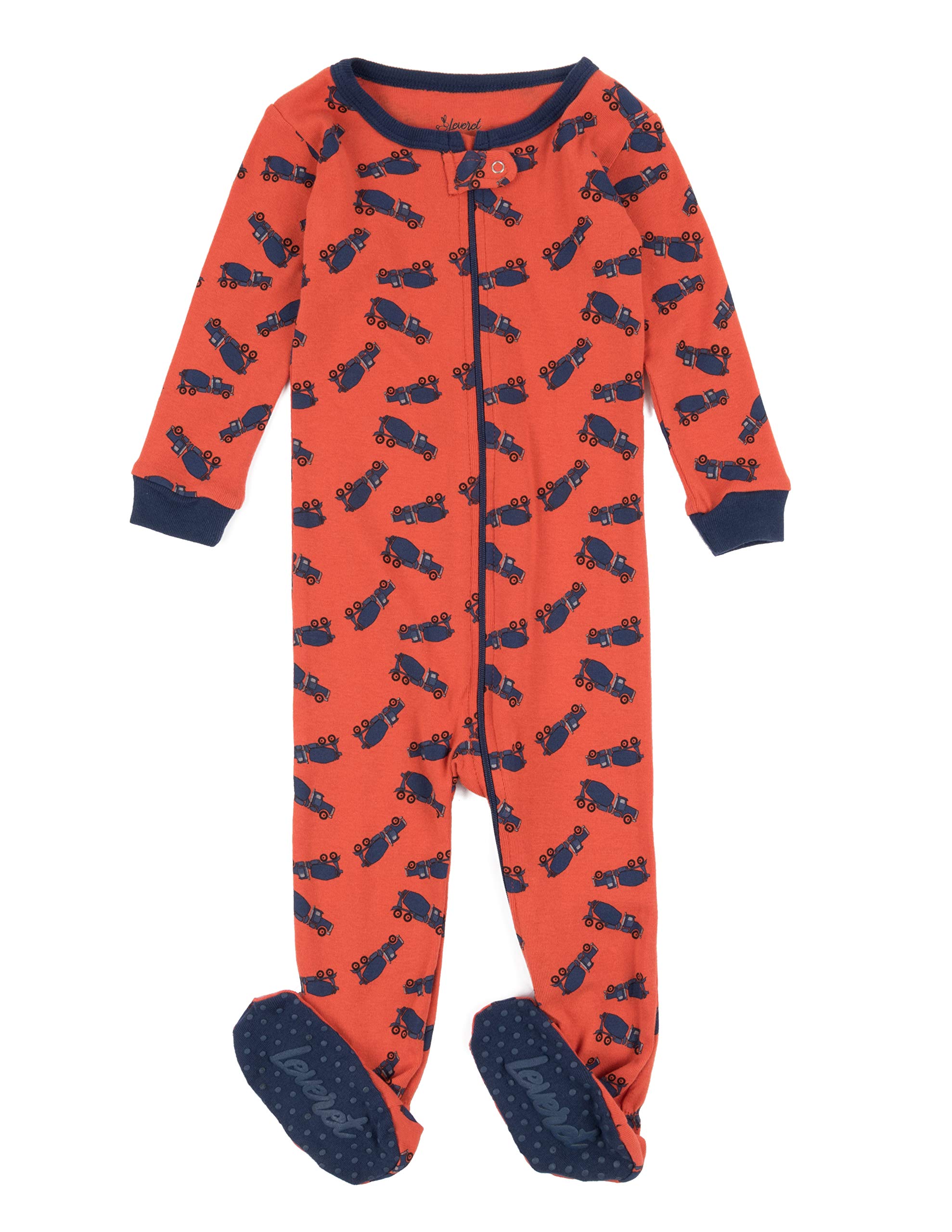 Leveret Kids Pajamas Baby Boys Girls Footed Pajamas Sleeper 100 Cotton (Size eBay