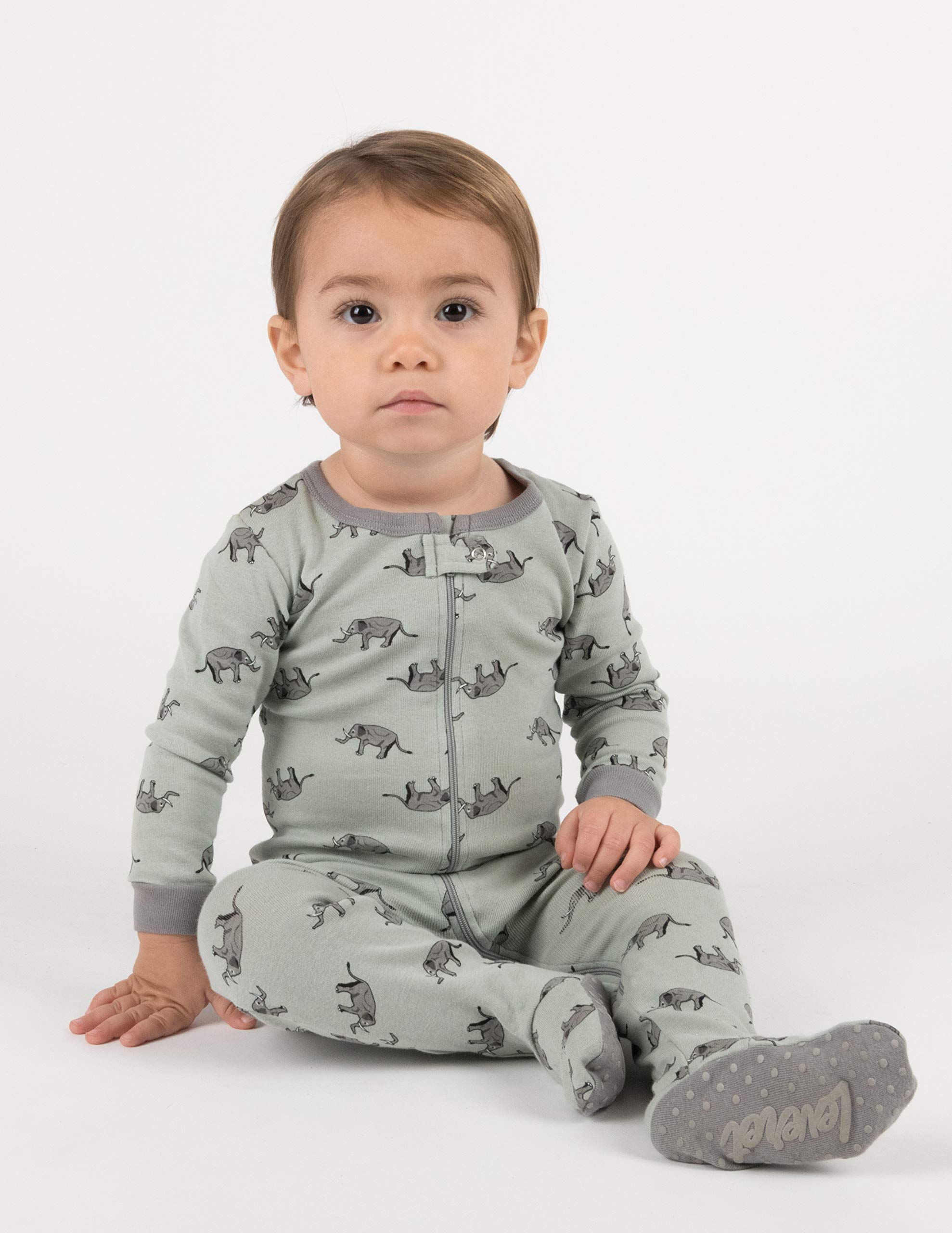Leveret Kids Pajamas Baby Boys Girls Footed Pajamas Sleeper 100/% Cotton Scuba Dive, Size 12-18 Months